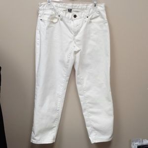 Eddie Bauer Boyfriend White Jeans